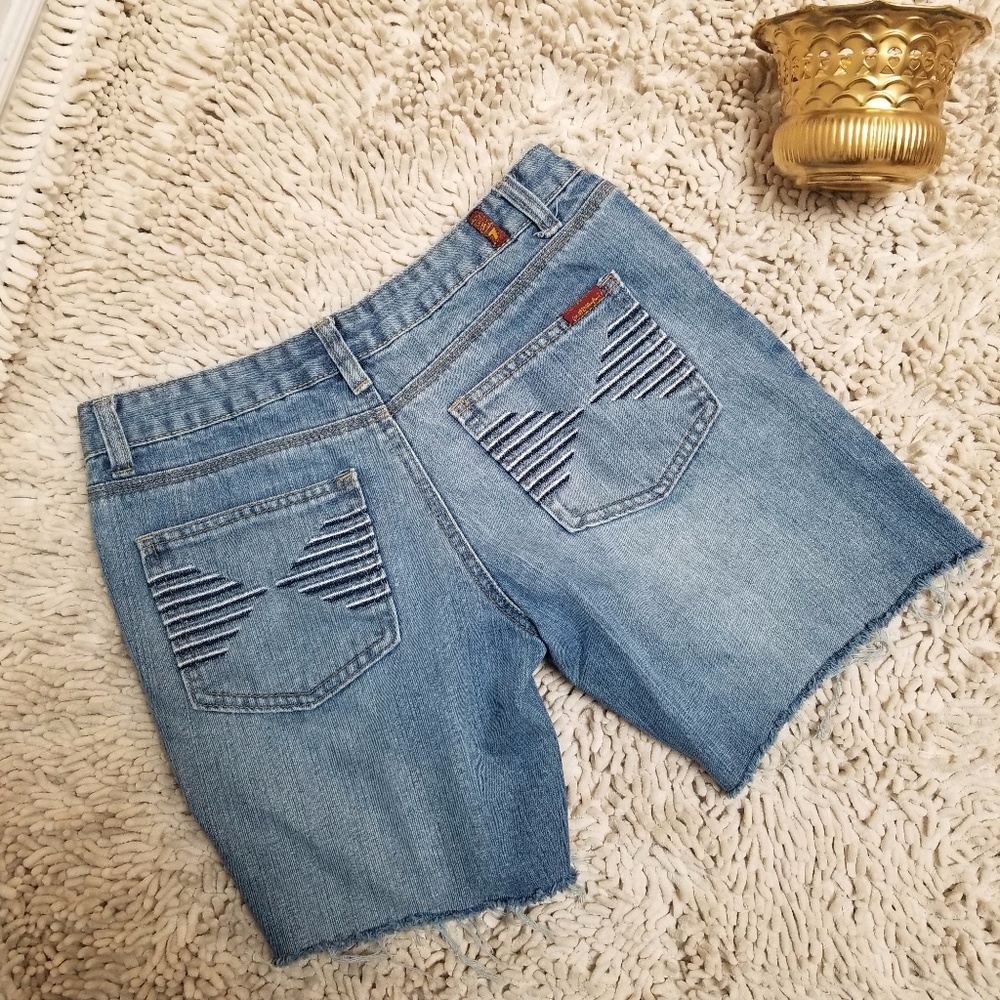 7 For All MenKind Women Jean Cut Shorts To Shorts